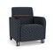 Lesro Siena Lounge Reception Guest Chair W/ Swivel Tablet, 27 in W 29.5 in L 32.5 in H SN1101 - alternate 1